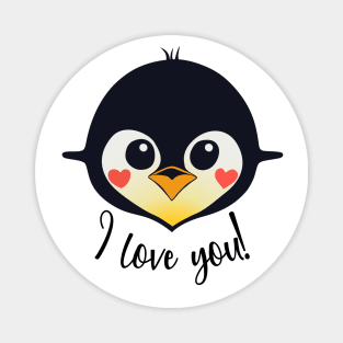 Penguin I love you! Magnet